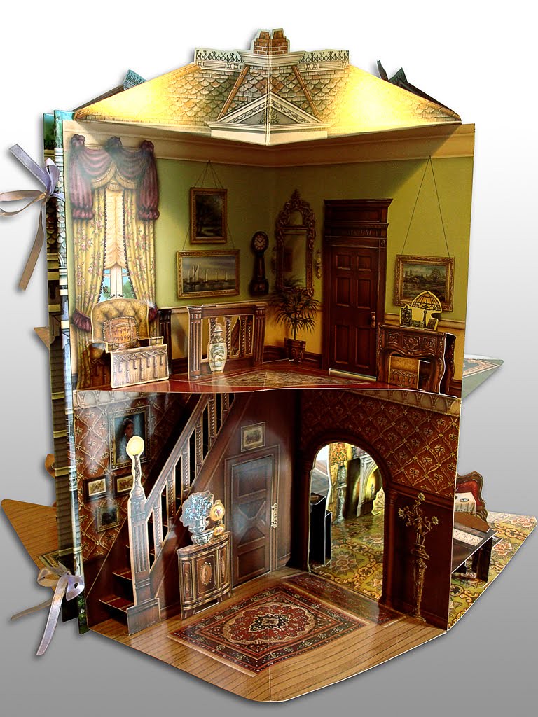 Victorian paper doll house, pamifashiondolls.blogspot.com/2…